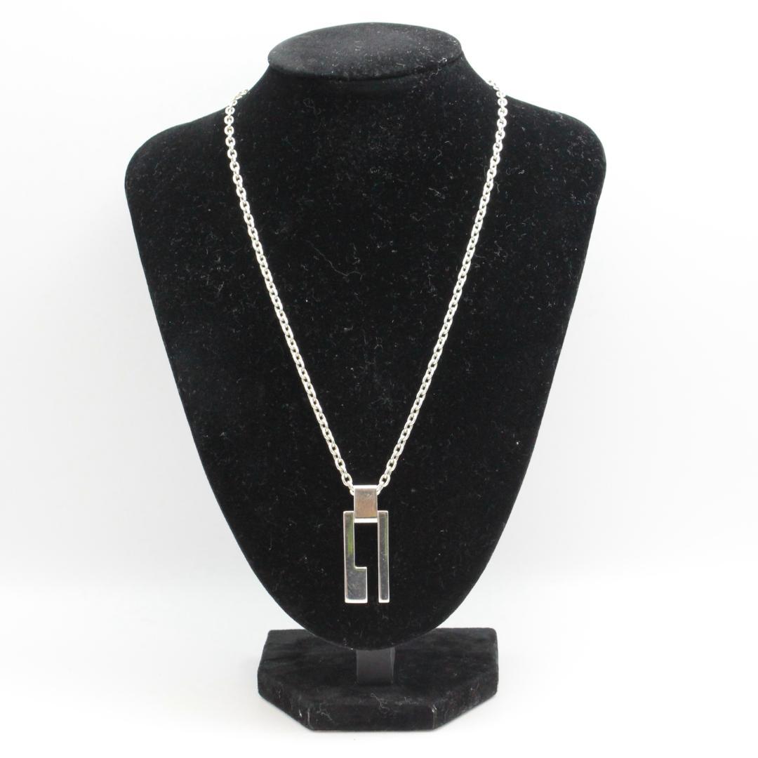 美品 GUCCI グッチ Gロゴ シルバー ネックレス アクセサリー SV925