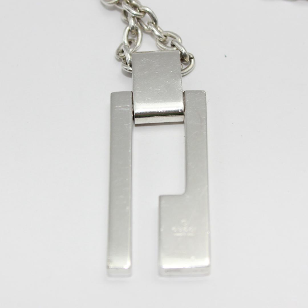 美品 GUCCI グッチ Gロゴ シルバー ネックレス アクセサリー SV925