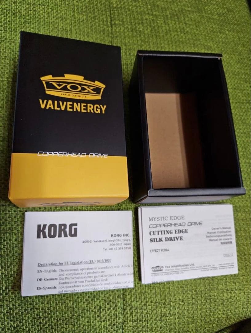 【ぽって】VOX COPPERHEAD DRIVE ギターエフェクター