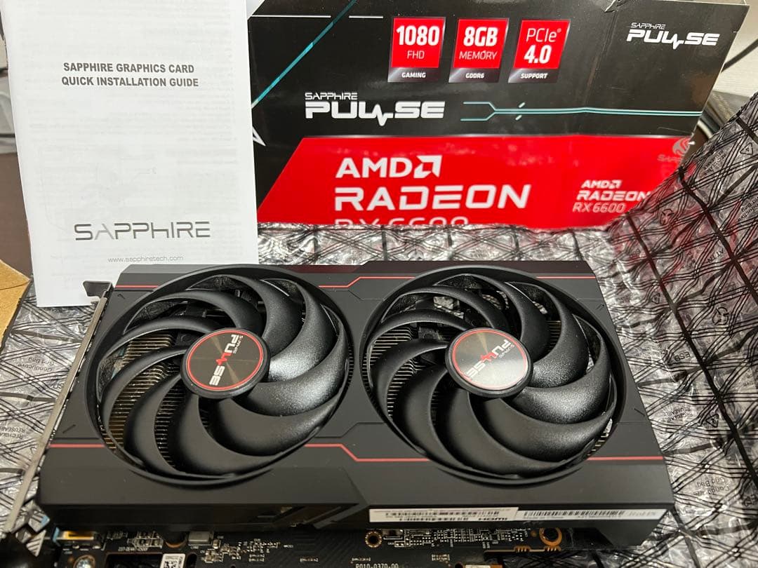 【送料無料】SAPPHIRE RADEON RX6600 8GB　AMD