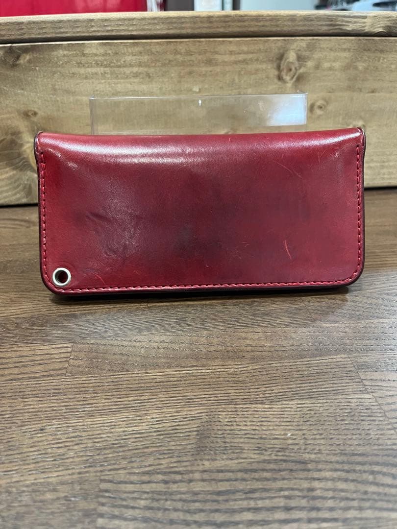 ストップライト　stop light ロングウォレット　赤　レッド