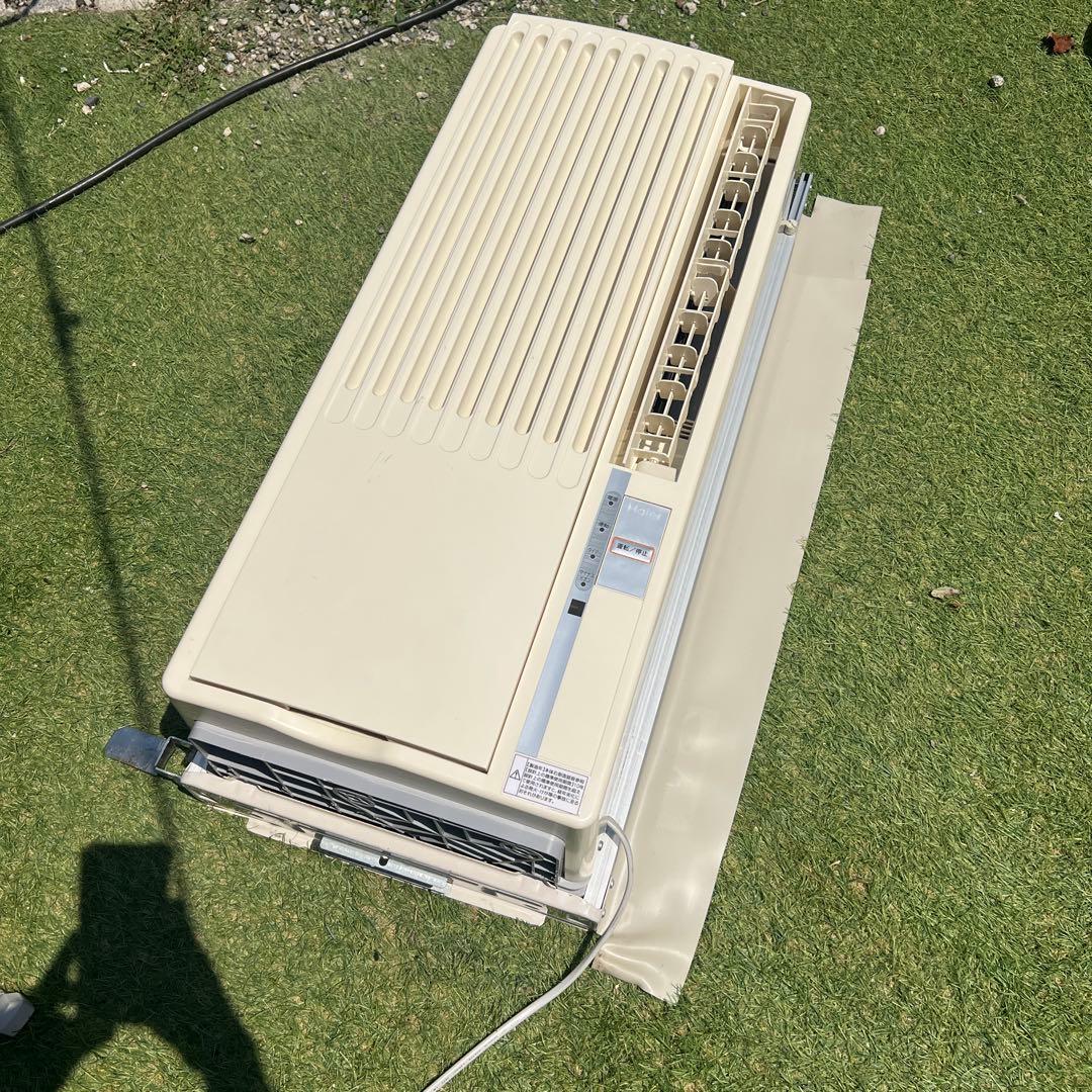 【横浜・川崎】Haier ルームエアコン ウィンドウエアコン JA-18M 窓枠