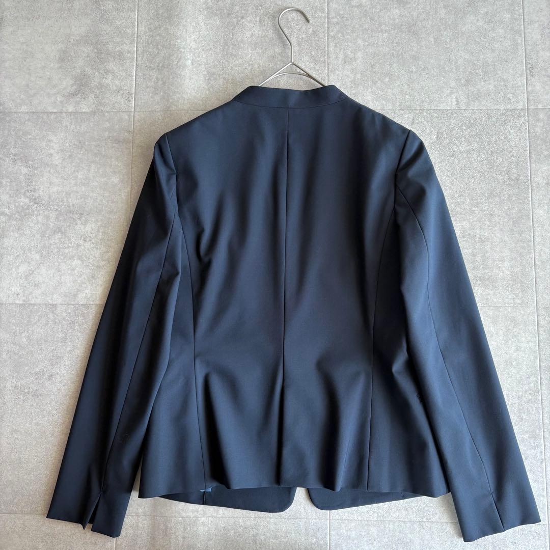 極美品✨グリーンレーベルリラクシング カチリラ パンツスーツ 紺 S~M