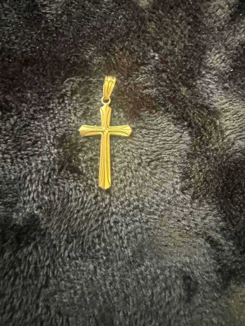 18K 約1.9g クロス　18金