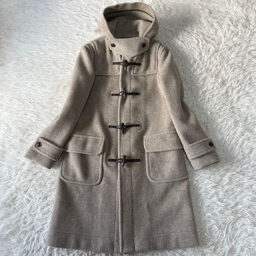 【美品】ロンドントラディション　ビームス別注　ヘリンボーン　ロングダッフルコート