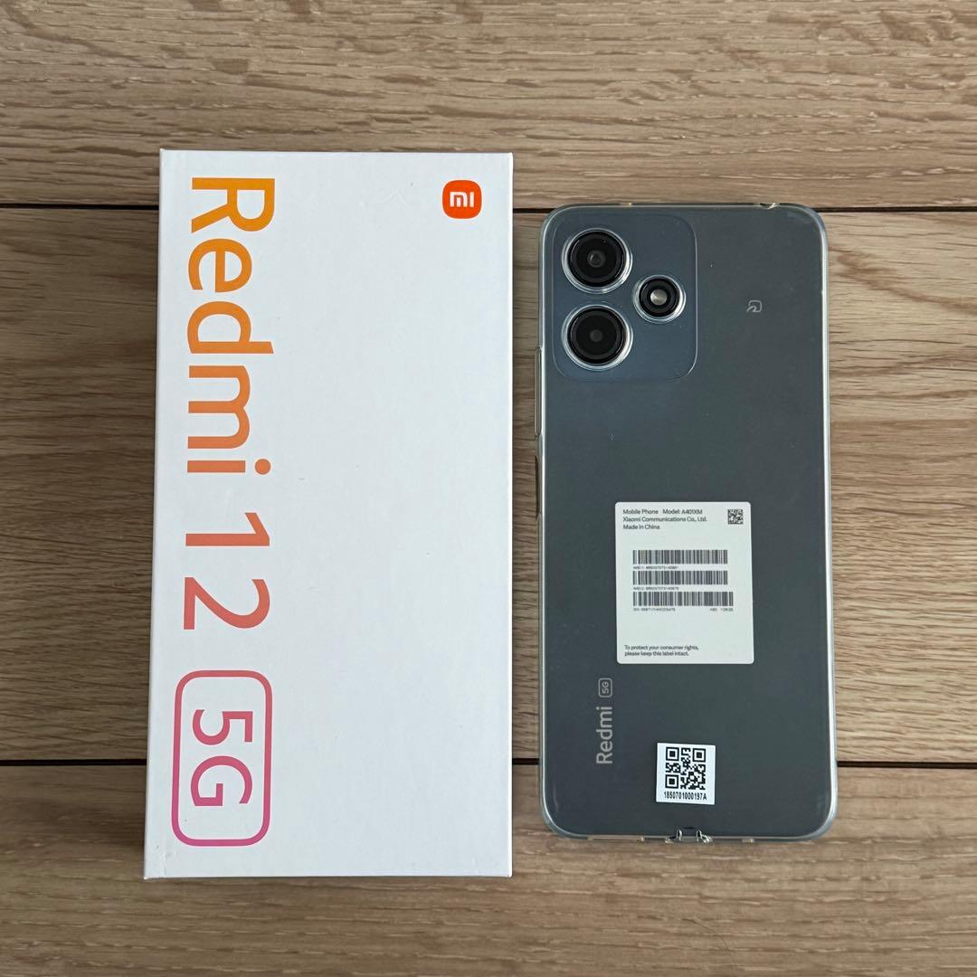 【中古】Redmi 12 5G ミッドナイトブラック｜SIMフリー