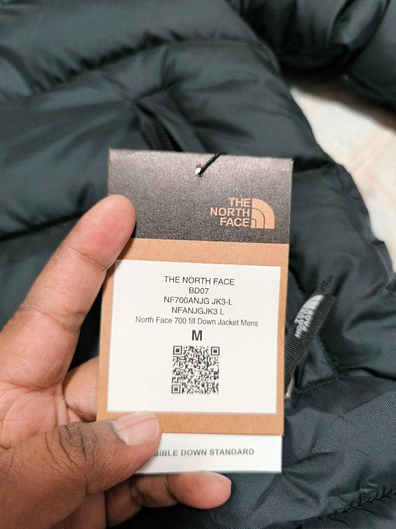 ジャケット・アウター THE NORTH FAC E Black,Down Jacket Size M