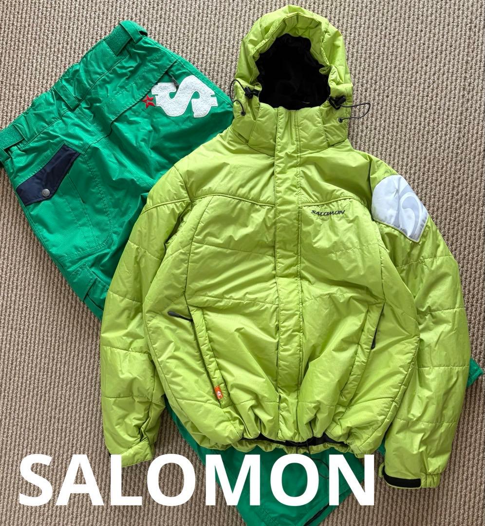 ♦︎良品♦︎希少・00s サロモンsalomonウェア上下　(XL ・L)