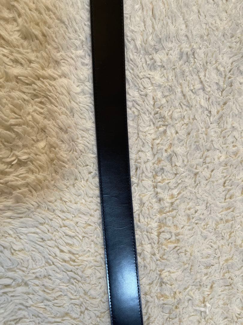 Ferragamo 美品　リバーシブル（黒＝茶）シルバーバックル　レザーベルト