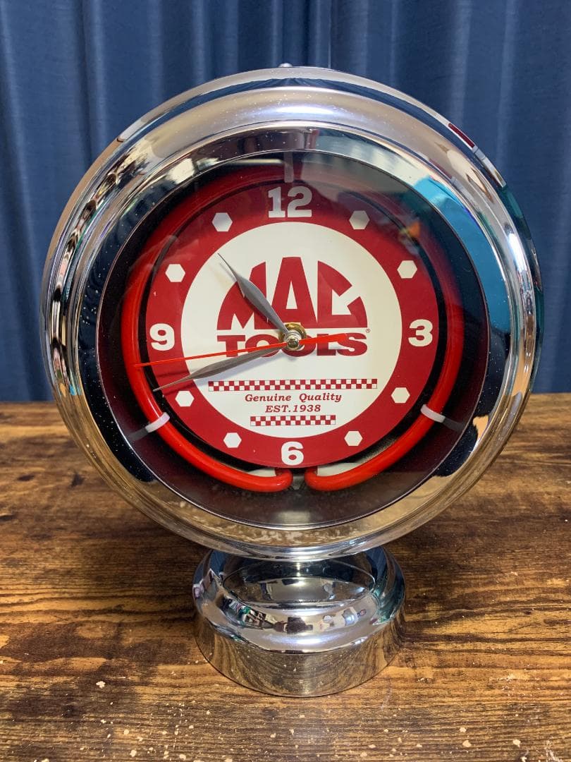 MAC TOOLS マックツール 置き時計 ネオンクロック 限定品