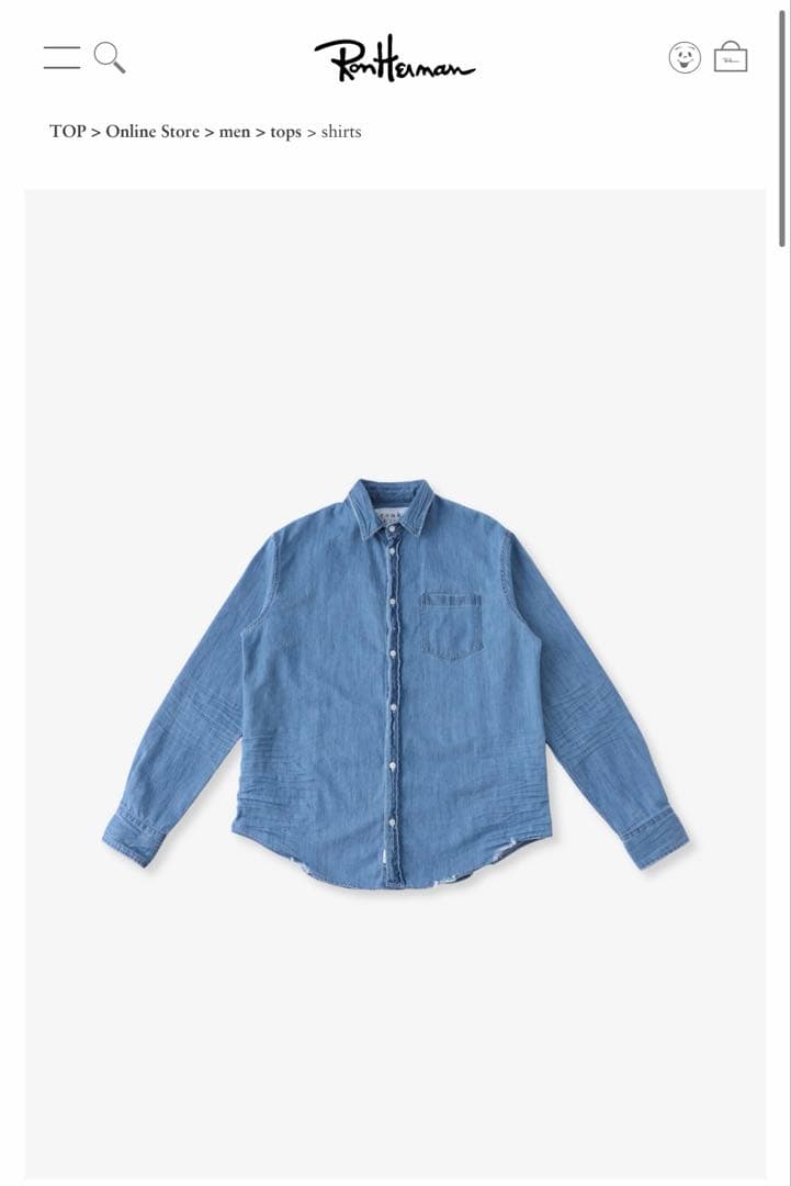 Frank & Eiline ルーク フェイマス デニムシャツ