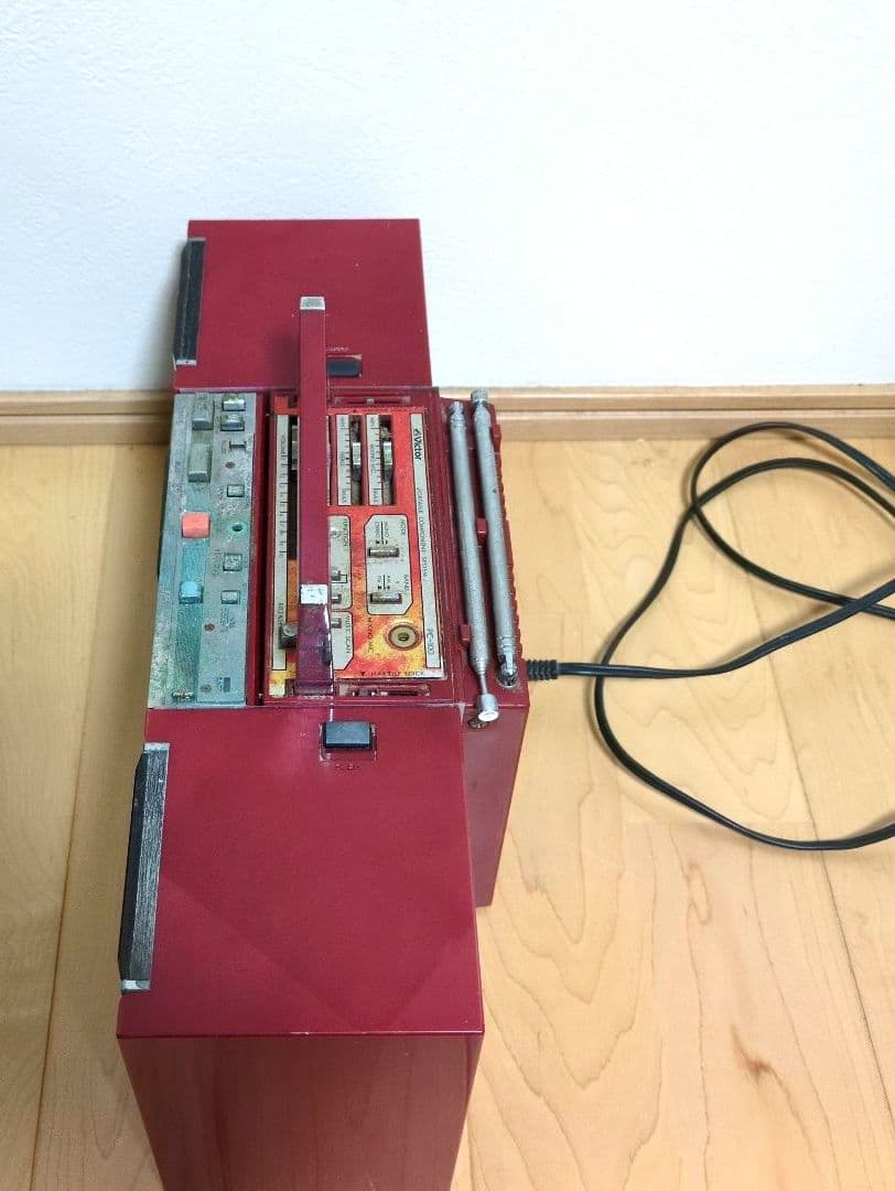 【ジャンク】 Victor ラジカセ ポータブルコンポ PC-R100