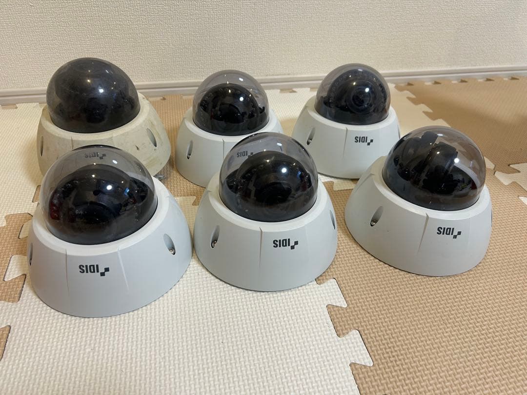 SIDI ドーム型防犯カメラ DC-D1123WR 6個セット②