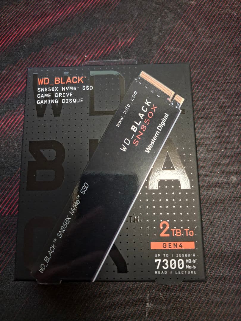 内蔵型SSD WD_BLACK SN850X NVMe SSD 2TB