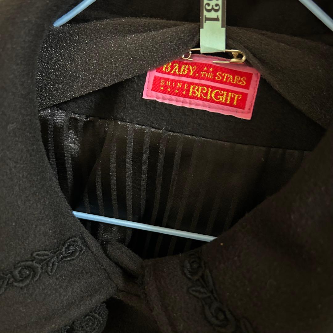 クララショートコート　黒