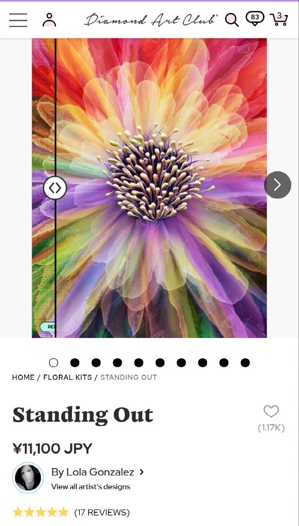 ダイヤモンドアートクラブ　Standing Out