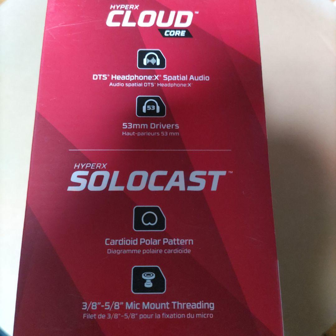HYPERX CLOUD CORE HYPERX SOLOCAST ＰＡＣＫ
