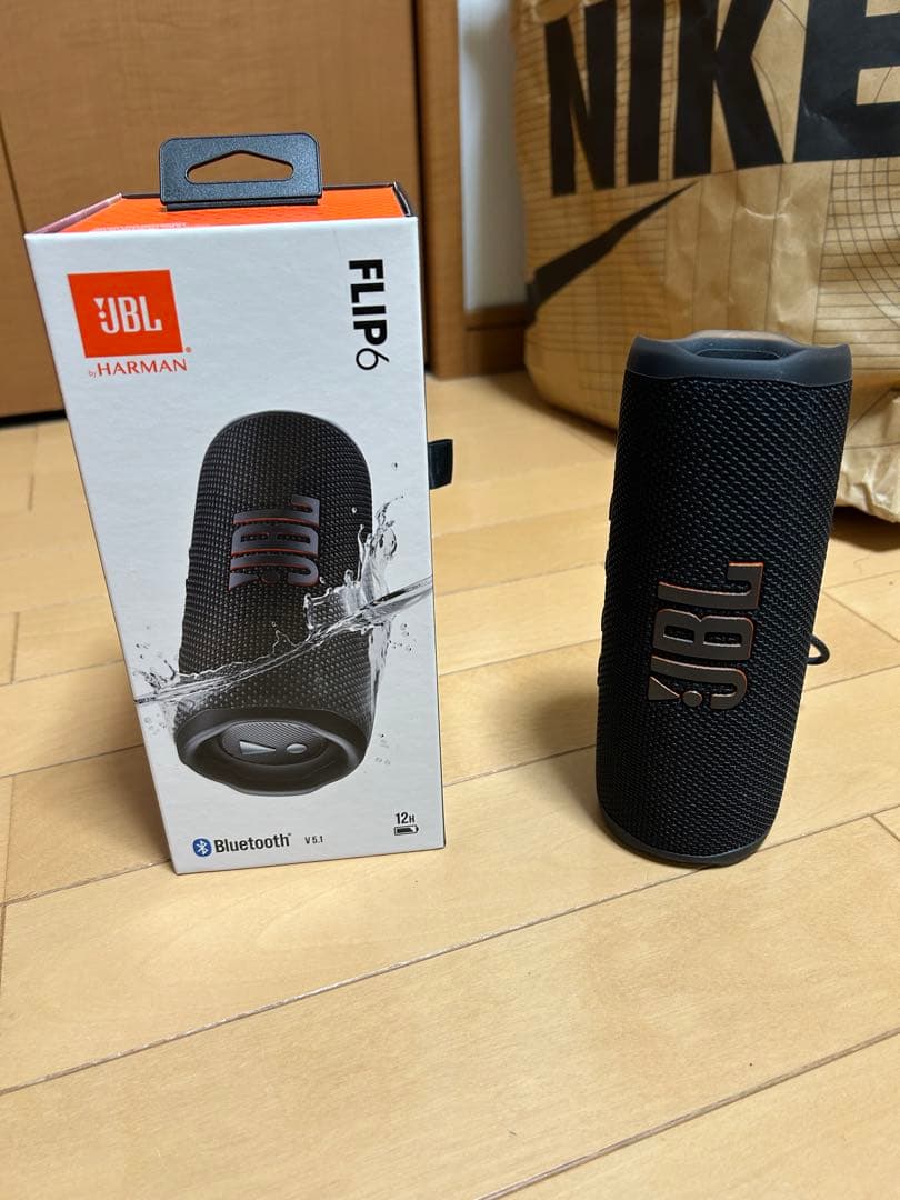 動作確認済み ジェイビーエル JBL Flip6 フリップ6 ブラック 黒