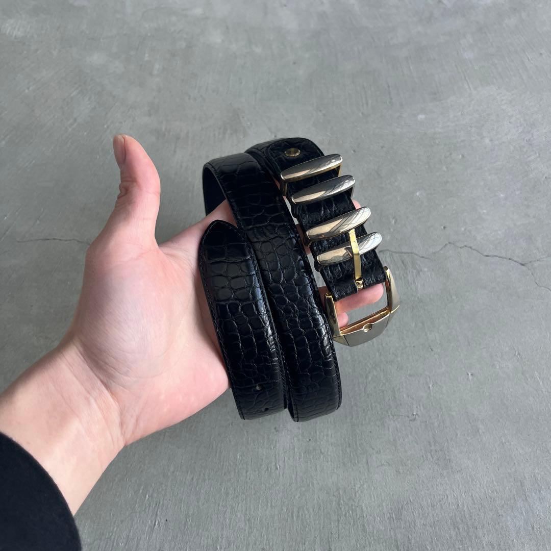 小物 vintage archive versace like buckle belt