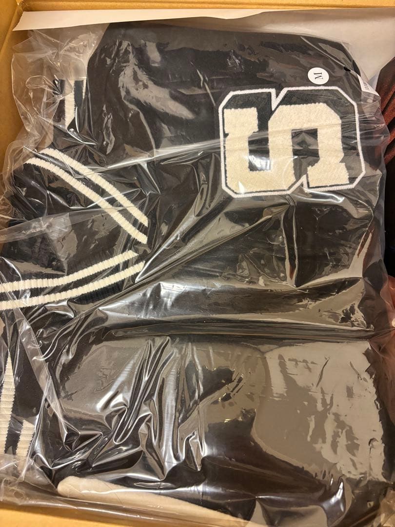 VARSITY JACKET SiKcret ver ブラック