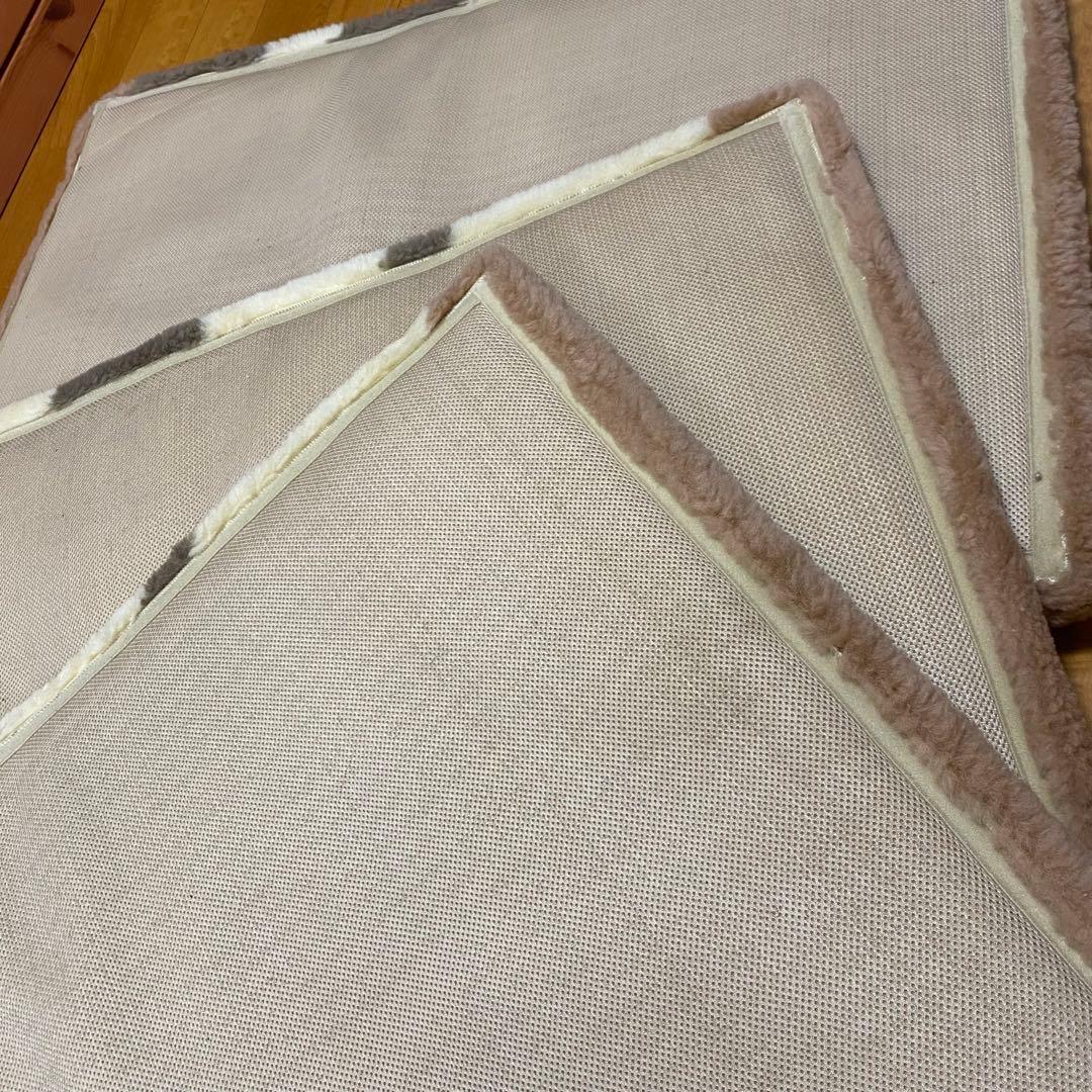 ファートン 丸八真綿 ミニファートン 羊毛 3枚セット 100×66