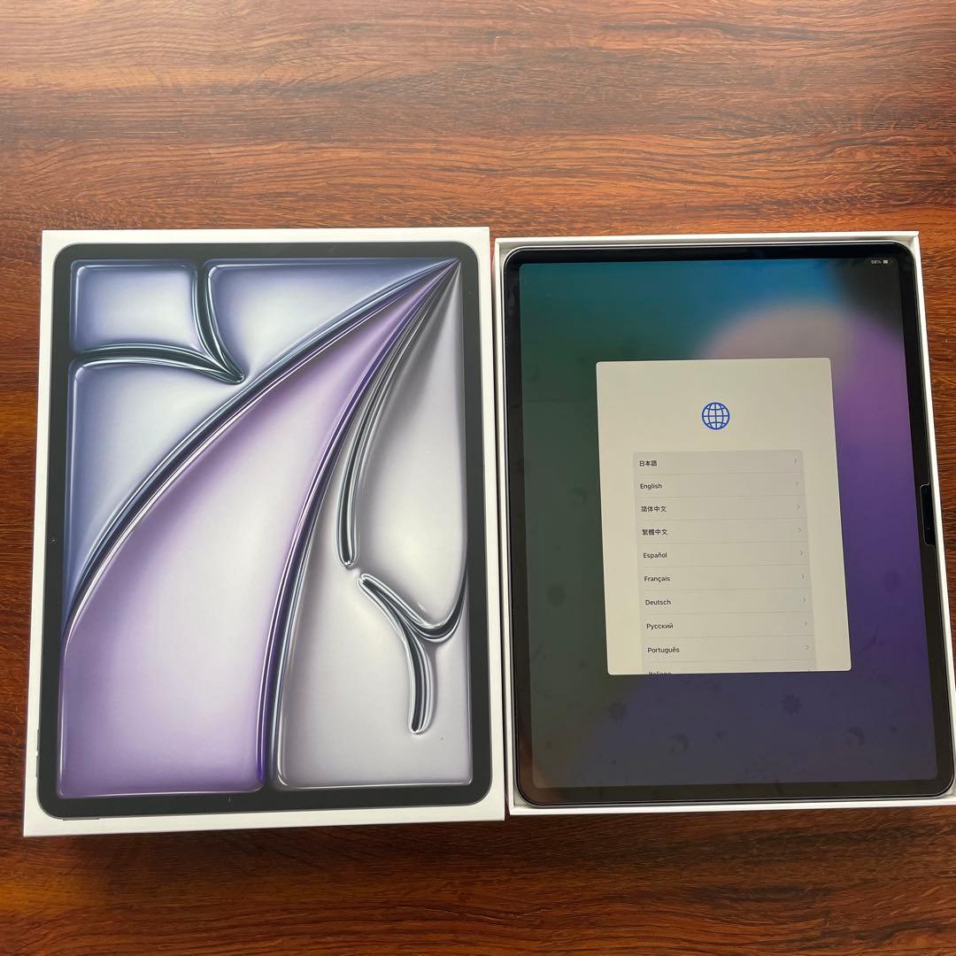 13インチ iPad Air(M2) 128GB wifiモデル スペースグレイ