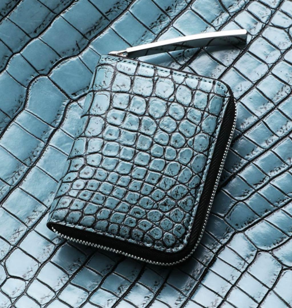新品 池田工芸 アルチザンクロコ 海神 ワダツミ クロコダイルマルチウォレット