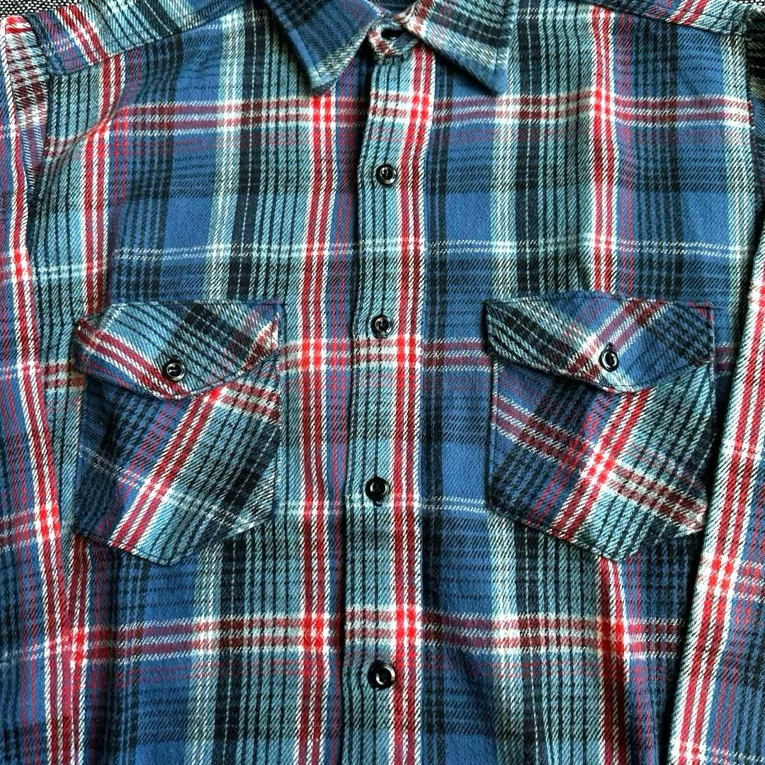 トップス 70s frostproof heavy flannel shirt USA