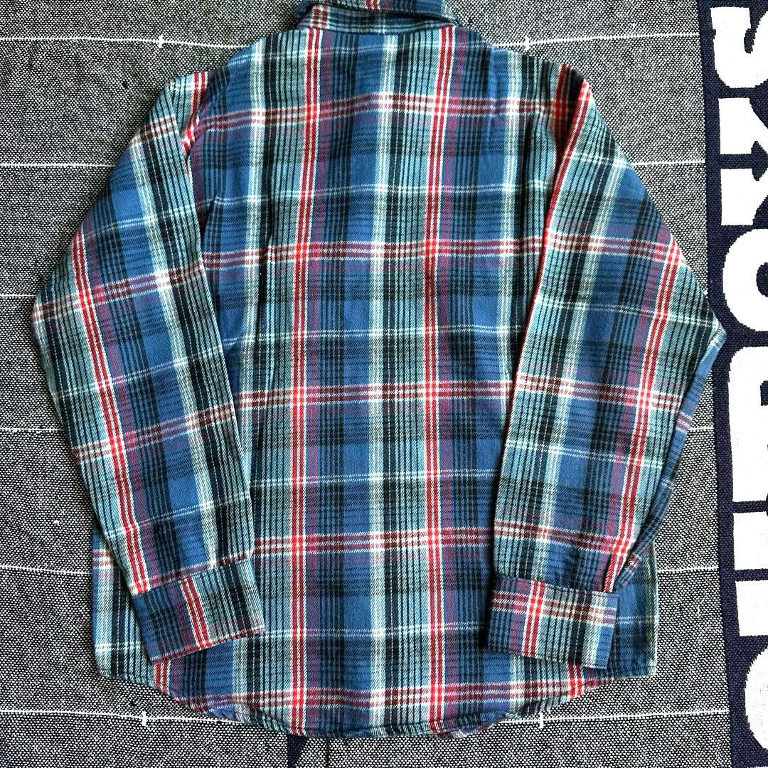 トップス 70s frostproof heavy flannel shirt USA