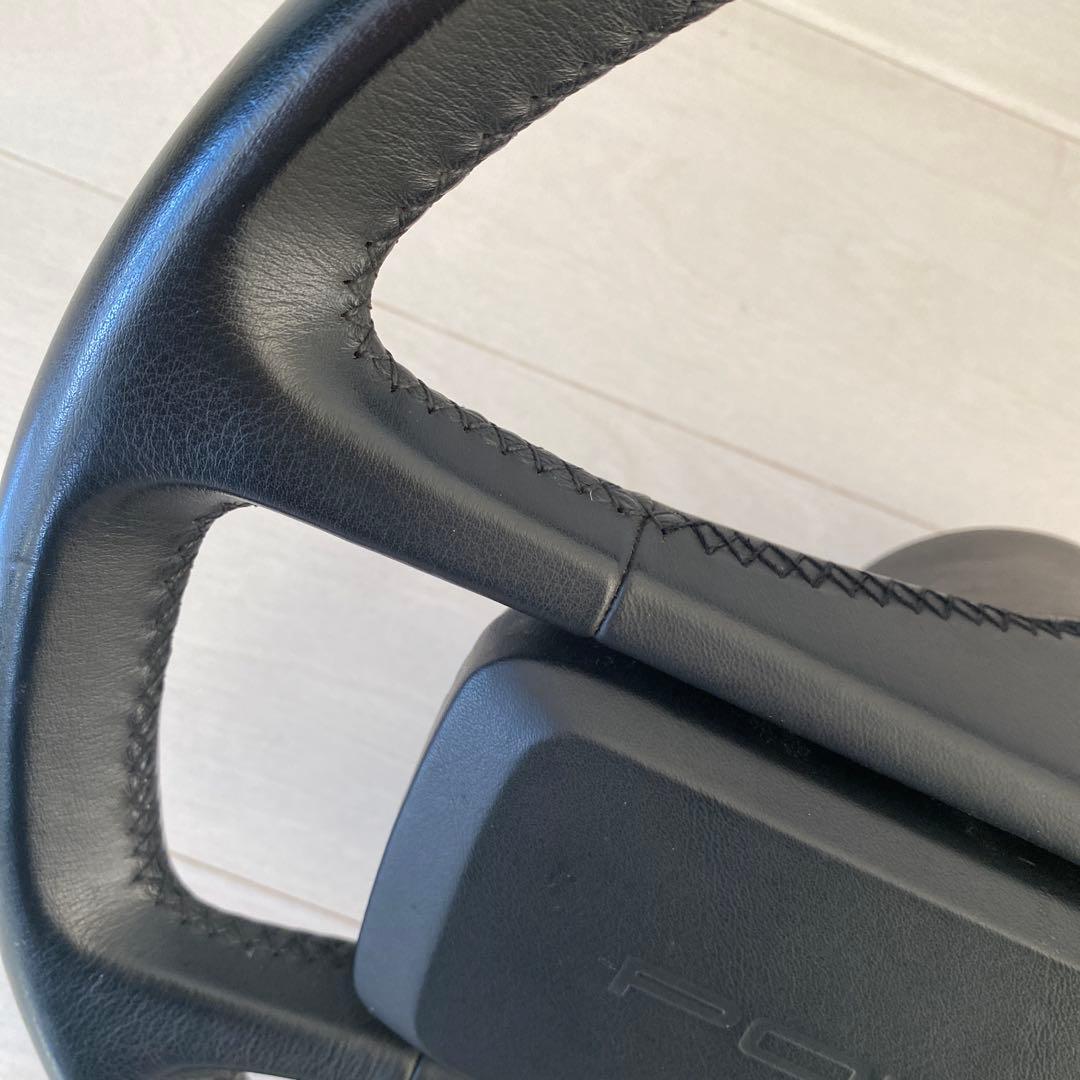 超美品★ポルシェ 91年　964 純正ステアリング黒