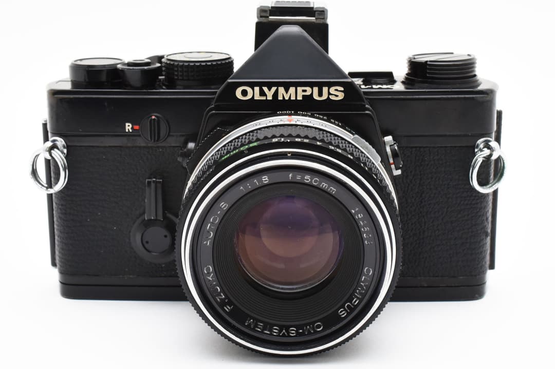 Olympus OM-1N 50mm F1.8 ブラック モルト新品 #8051