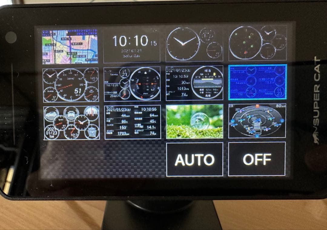 ユピテル　SUPER CAT YK-3000T レーダー探知機