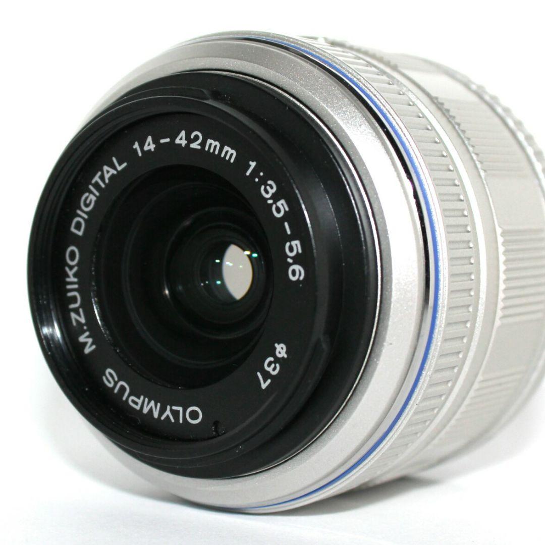 OLYMPUS M.ZUIKO 14-42mm Ⅱ レンズ シルバー✨完動美品✨