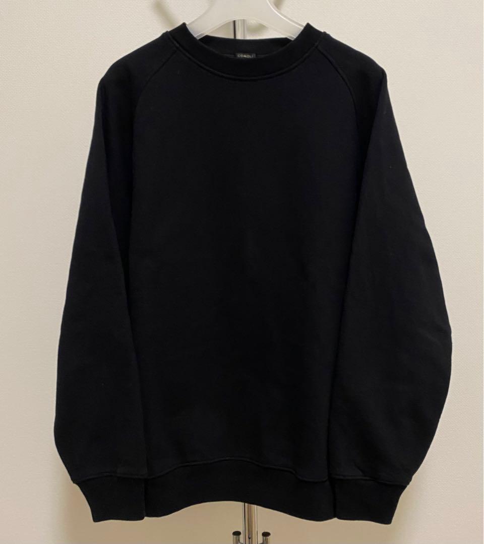 ほぼ新品！comoli 24aw コットン裏毛クルーネック サイズ3