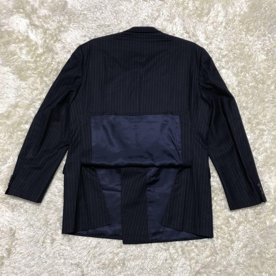 【極美品】ブルックスブラザーズ ダブルブレスト ジャケット 紺 ストライプ