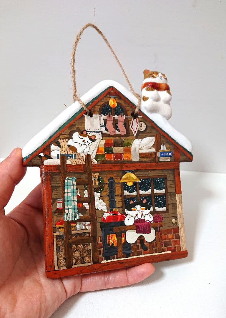 さむ〜い冬のお家時間　イラスト