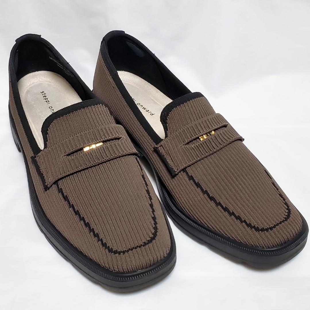 【極美品】ステッピ　オンワード　撥水　洗える　ローファー　25㎝