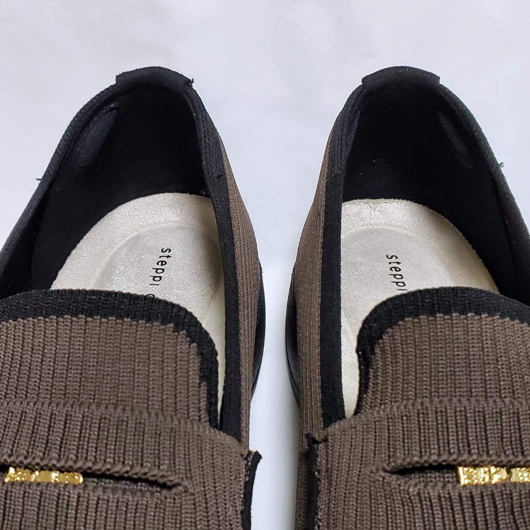 【極美品】ステッピ　オンワード　撥水　洗える　ローファー　25㎝