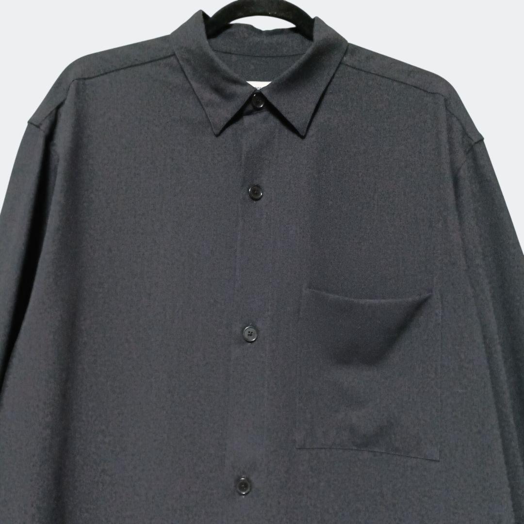 極美品♪JOHN SMEDLEY SUPER 140's ウールオーバーシャツ