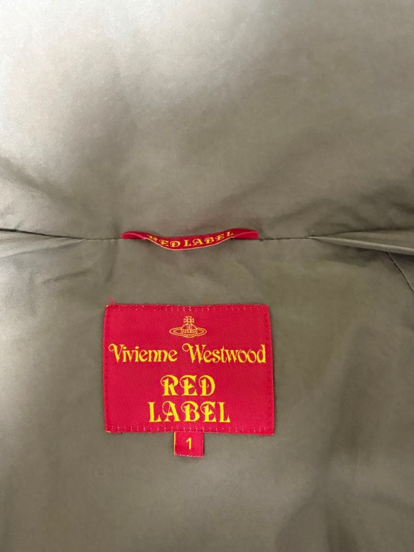 Vivienne Westwood ダウンジャケット カーキ　変形 オーブ
