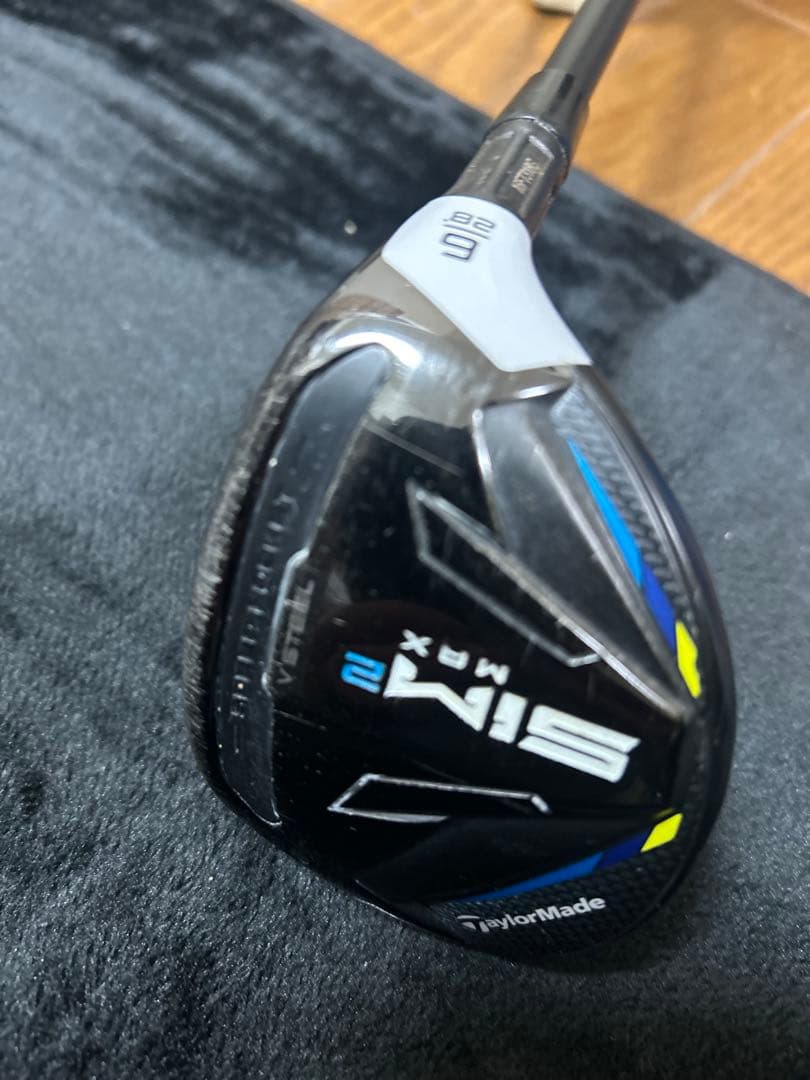 SIM2 MAX ハイブリッド　6ＵフジクラスピーダーTR75Sシャフト