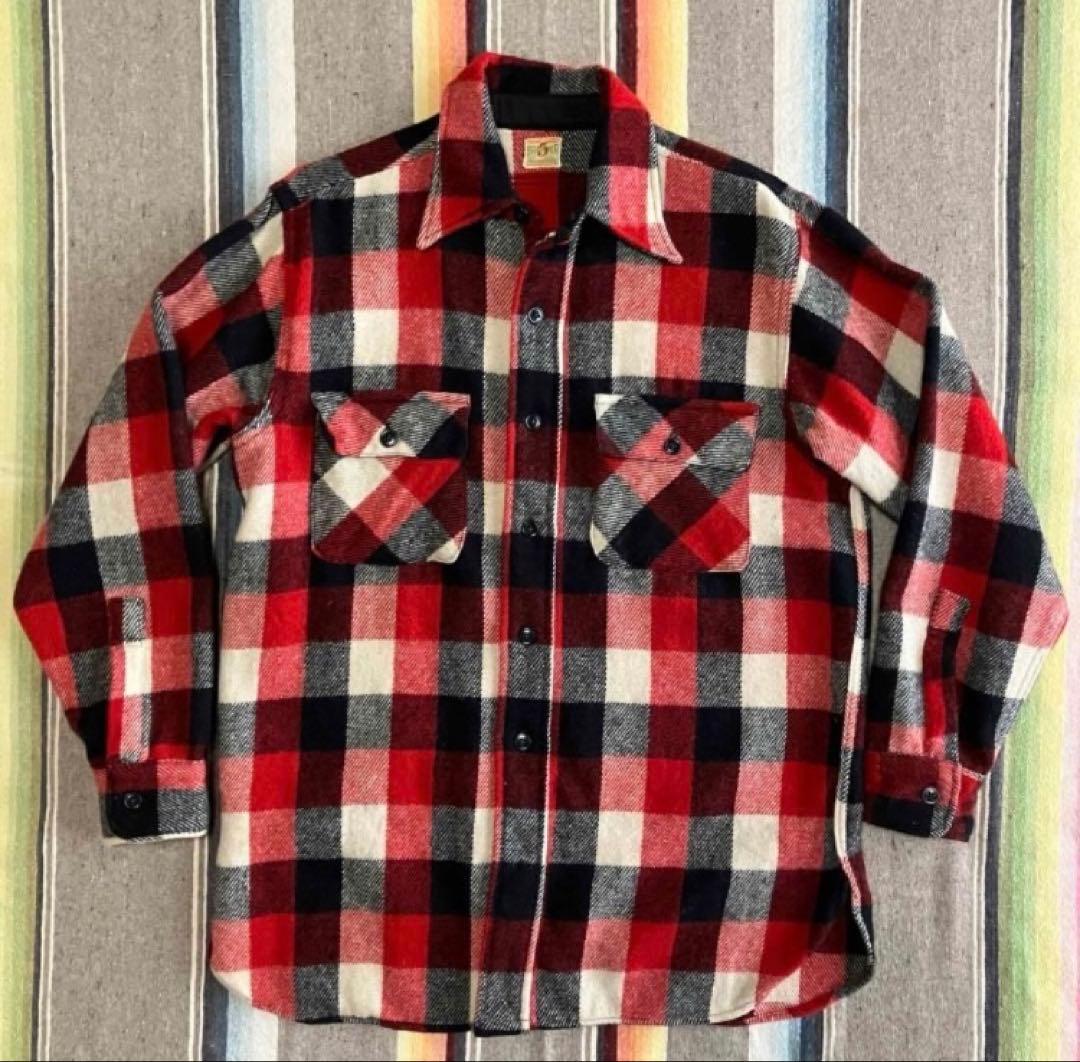 V*r様 FIVE 5 BROTHERファイブ ブラザー ウールチェックシャツ