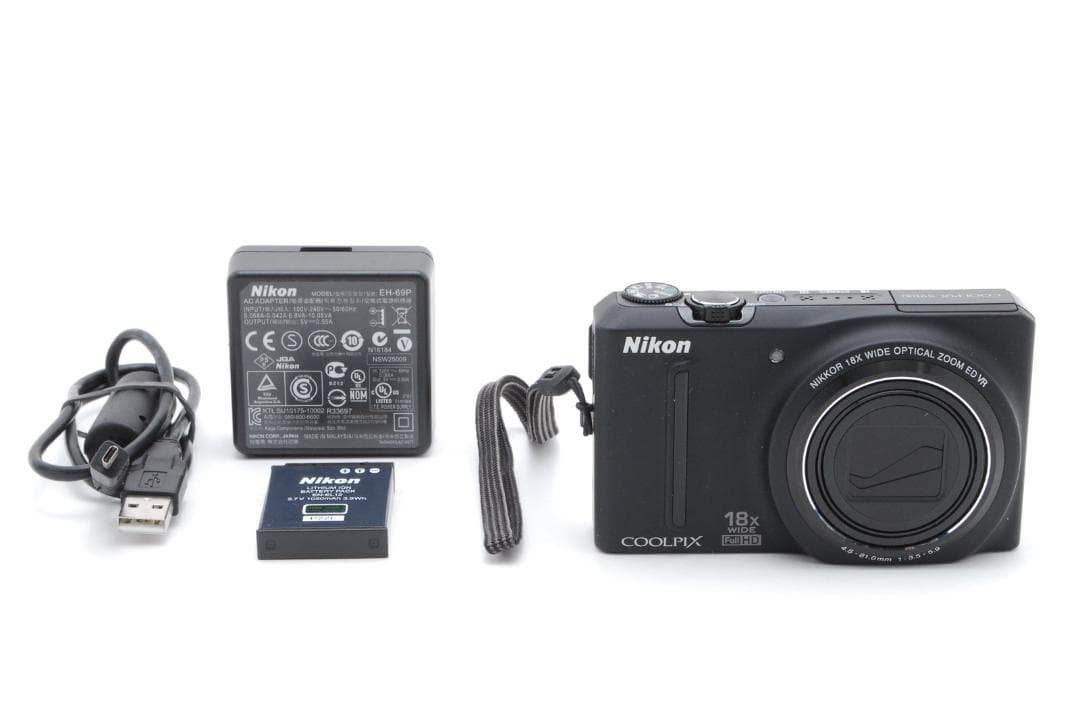 Nikon COOLPIX 　s9100　黒　コンパクトデジタルカメラ