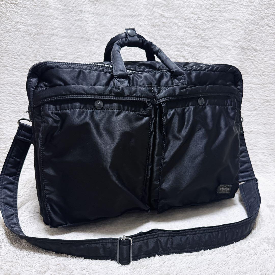 PORTER タンカー 3WAY 2層 ブリーフケース 黒 リュック　ショルダー