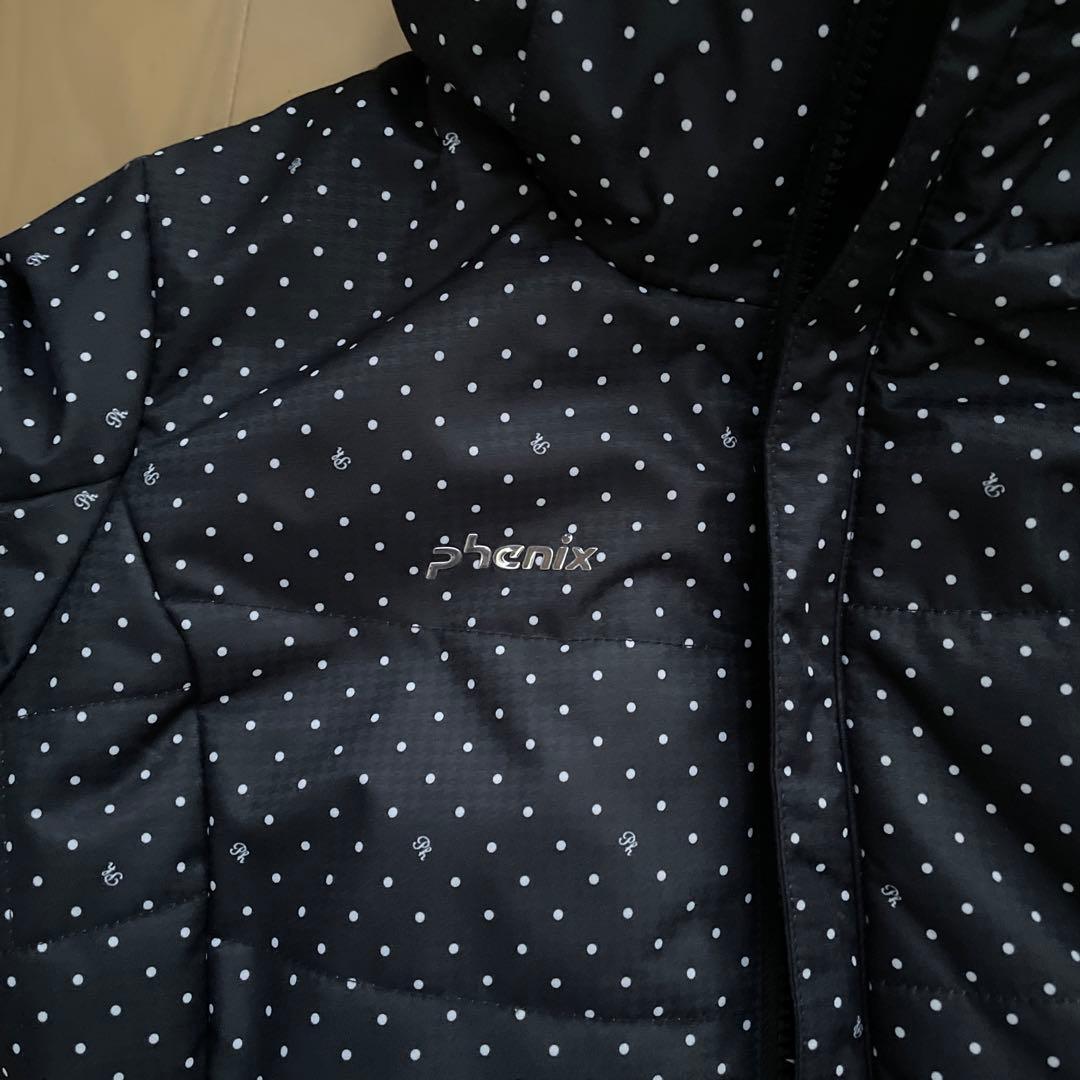 ☆Phenix ドット柄 レディーススキーウェア 上下セット⭐︎L☆最終値下げ！