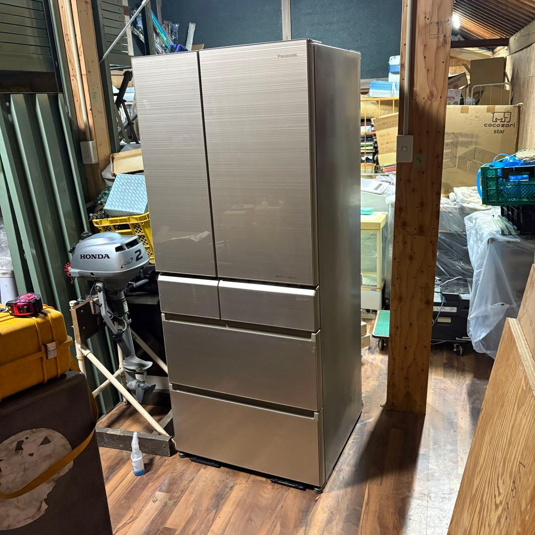 △パナソニック 冷凍冷蔵庫 NR-F611XPV-N フレンチドア(観音開き)