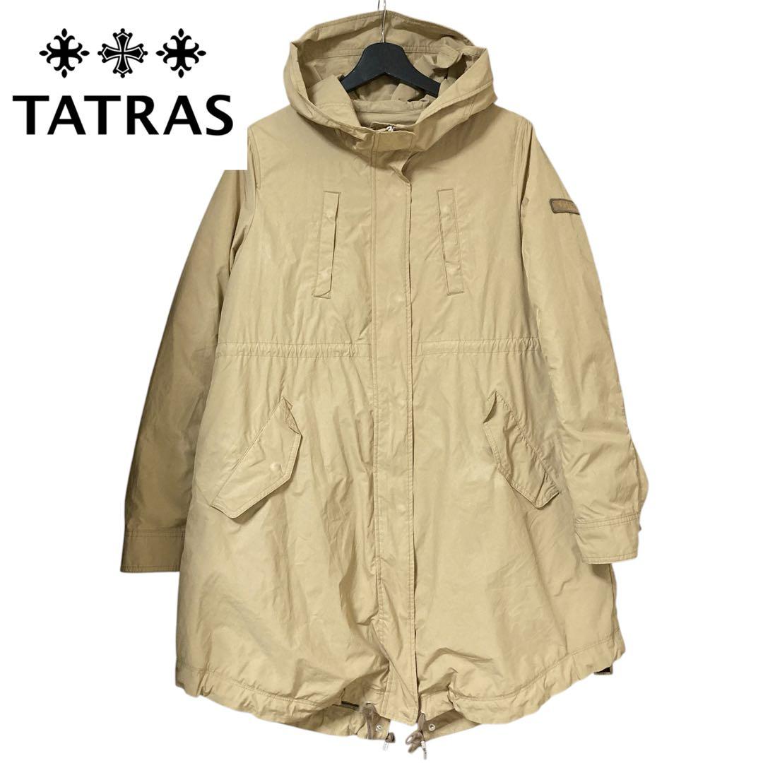 訳あり TATRAS タトラス ダウンライナー付き ベージュモッズコート 03