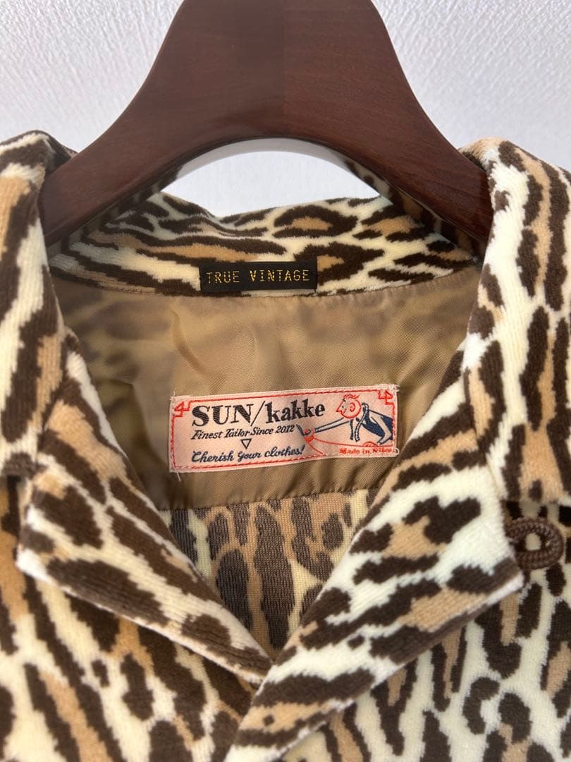SUN/kakke レオパードシャツ