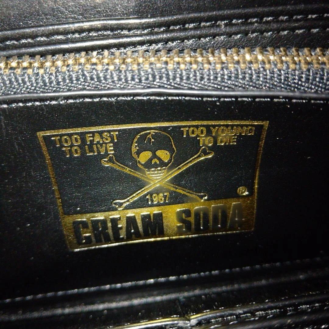 CREAM SODA ブラック長財布
