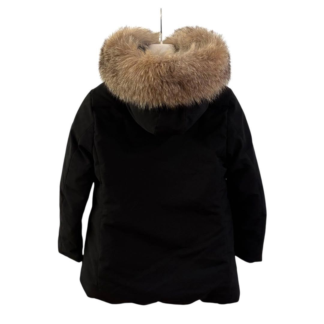 【極美品】モンクレール　ブラベット　フォックスファーダウン　ブラック　0